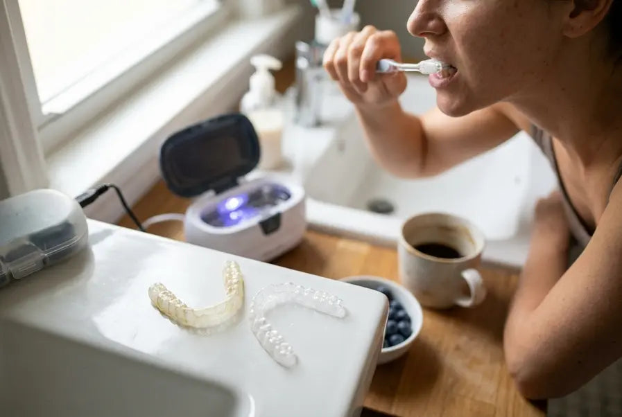 aligners worden geel