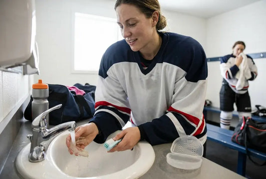 hockeybitje schoonmaken